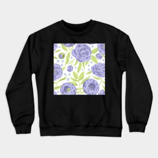 Purple peonies Crewneck Sweatshirt